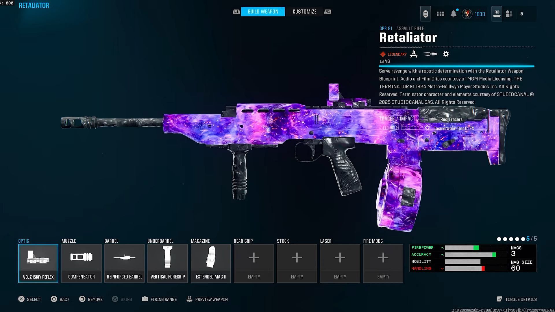 GPR 91 loadout in Warzone and Black Ops 6 (Image via Activision)